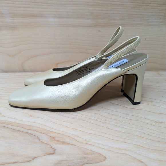 Bellini Opal Block Heels Sling Back Slip on Size 8.5 - Picture 3 of 7